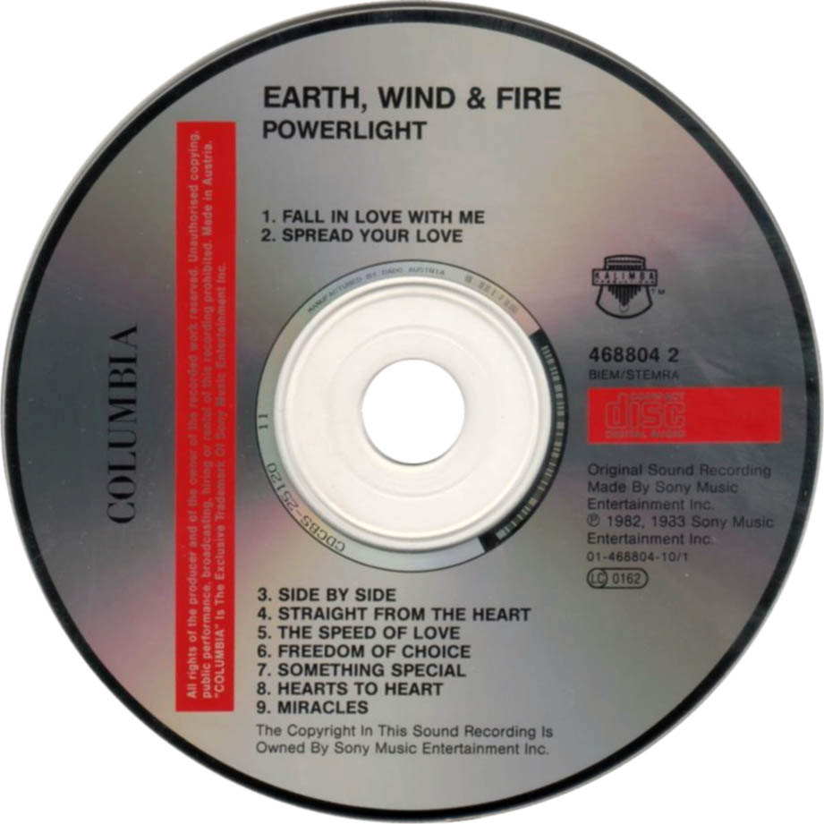 Earth, Wind & Fire  Powerlight : CD